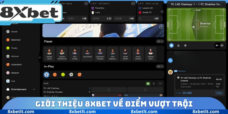 Giới thiệu 8XBET về điểm vượt trội
